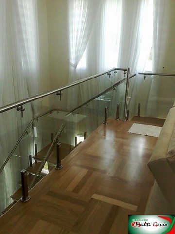 Corrimão de Inox com Vidro Jardim Paulistano - Corrimão de Ferro para Escada