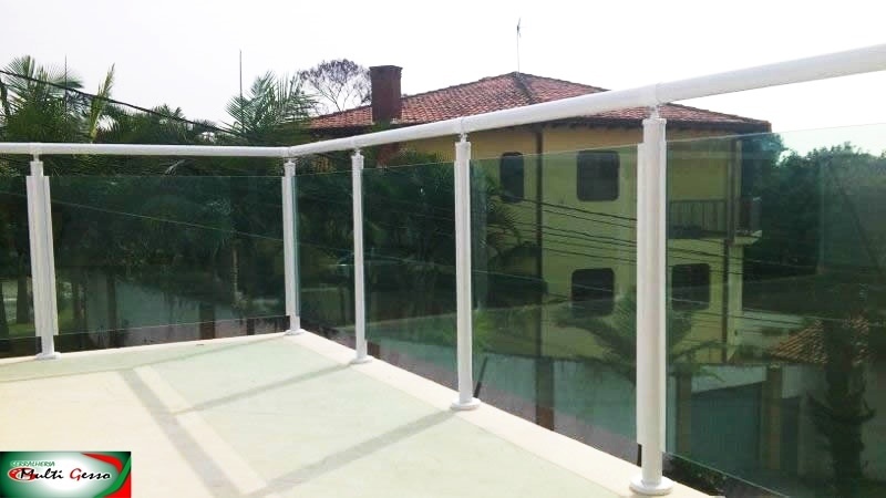 Corrimão em Alumínio e Vidro Jardim Paulistano - Corrimão de Ferro com Vidro
