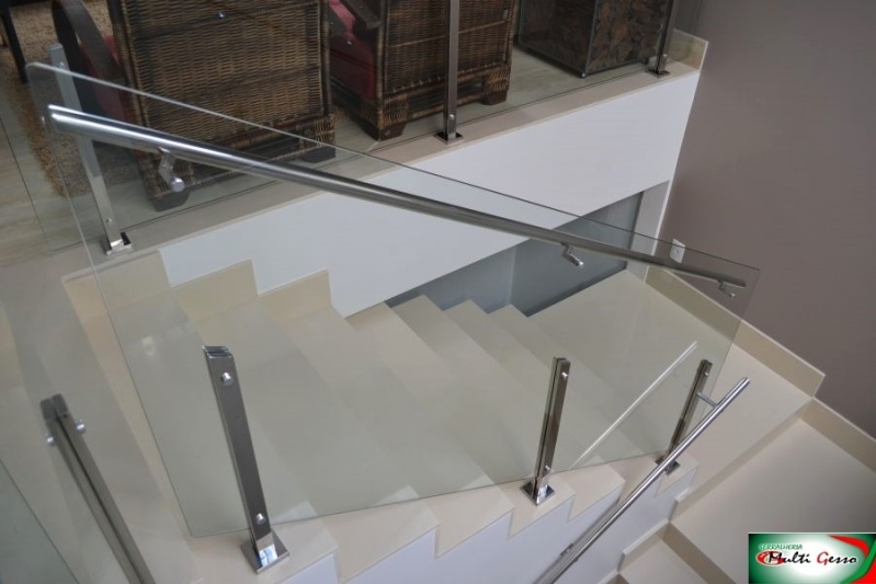 Empresa de Corrimão de Inox Itaim Bibi - Corrimão de Ferro para Escada