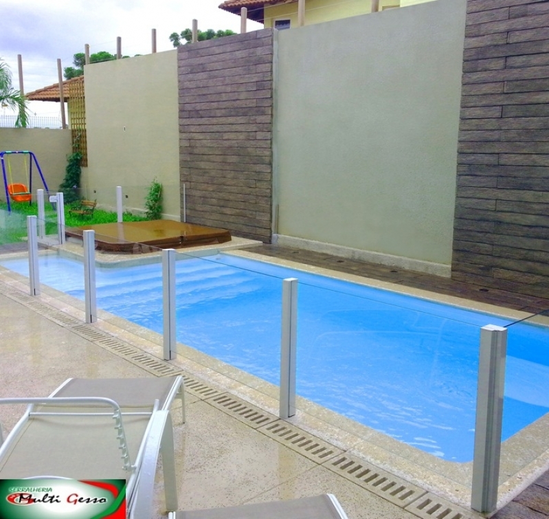 Guarda Corpo de Inox para Piscina Taboão da Serra - Guarda Corpo Inox Vertical