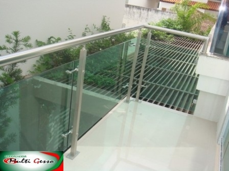 Onde Encontro Guarda Corpo de Inox para Sacada Ipiranga - Guarda Corpo Inox Vertical