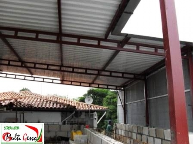 Quanto Custa Cobertura Metálica de Garagem Vila Leopoldina - Cobertura Metálica Residencial