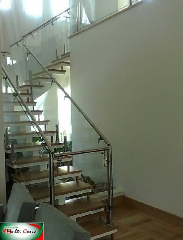Quanto Custa Corrimão de Inox com Vidro Campo Belo - Corrimão em Alumínio para Escada