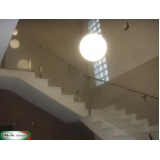 guarda corpo de aço inox com vidro Jardim Paulista