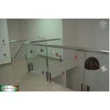 guarda corpo de inox e vidro preço Taboão da Serra