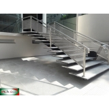 guarda corpo de inox para escada Ibirapuera