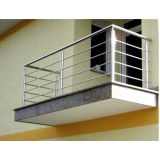 quanto custa guarda corpo de inox para sacada Jardim Namba