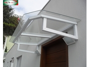 Cod.397 Toldo de vidro para porta 